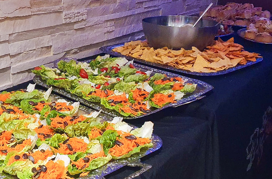 Die Julia, Julia Jakobs, Event, Küche, Eventküche, Restaurant, Clubhaus, Siepental, Essen, Essen-Bergerhausen, Saalvermietung, Bild von einem reichhaltigen Buffet