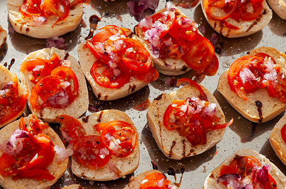 Die Julia, Julia Jakobs, Event, Küche, Eventküche, Restaurant, Clubhaus, Siepental, Essen, Essen-Bergerhausen, Impressionen, Bild von leckeren Bruschetta